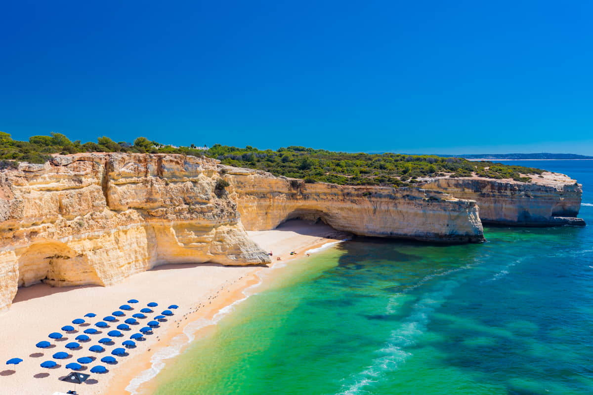 Playa da Marinha y Malhada do Ba