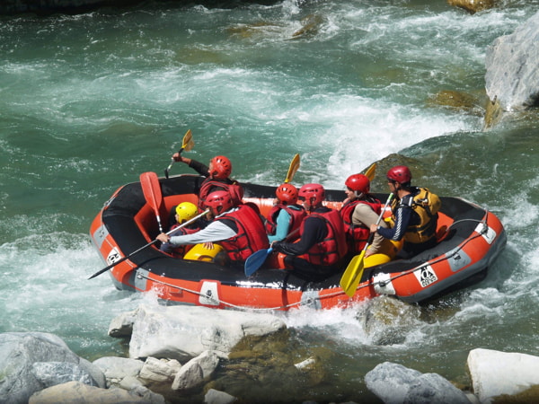 Rafting en el río Cetina, Split