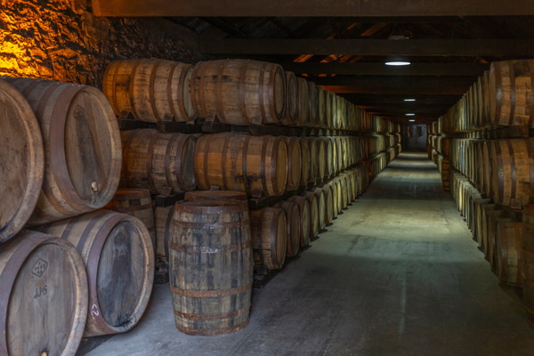 Barriles de whisky - Destilería Jameson - Irlanda