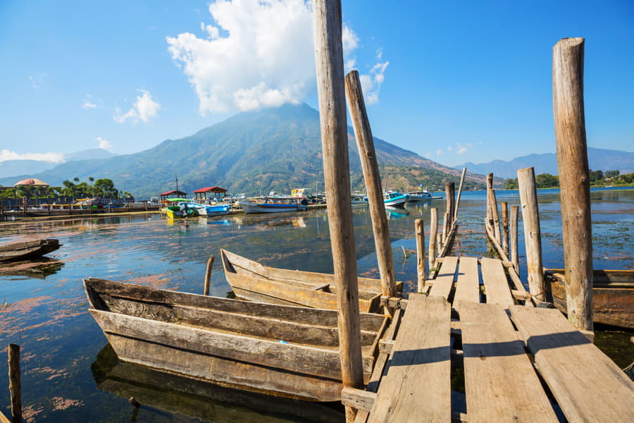 Lago Atitlán en Guatemala