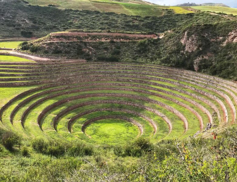 Centro arqueologico de Moray en Cuzco, Peru