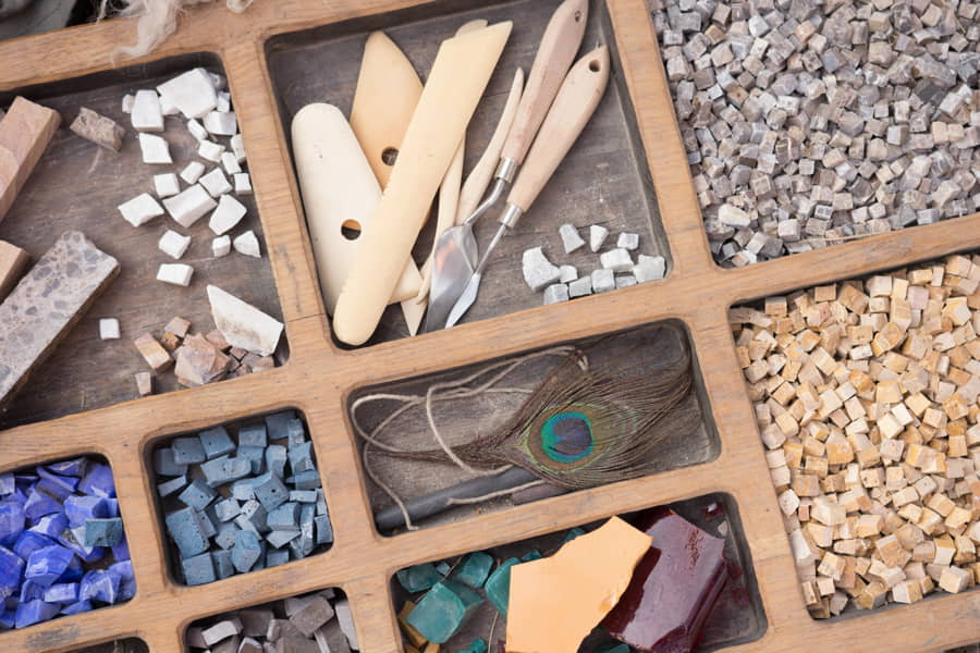 Artesanía de mosaico