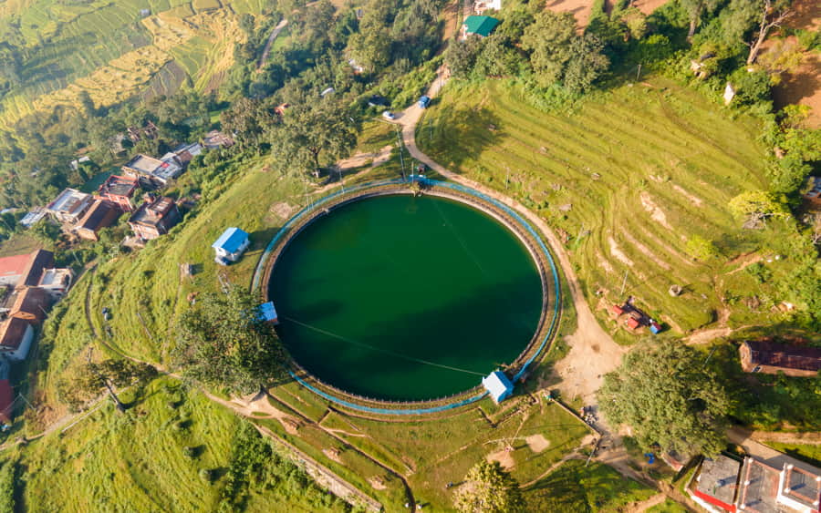 Agricultura en terrazas en Nepal